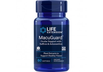Life Extension MacuGuard® Ocular Support with Saffron & Astaxanthin, 60 softgels